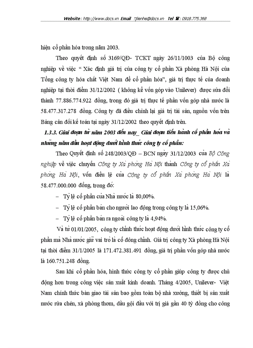image for page Hoàn thiện công tác trả lương tại công ty Cổ phần Xà phòng Hà Nội