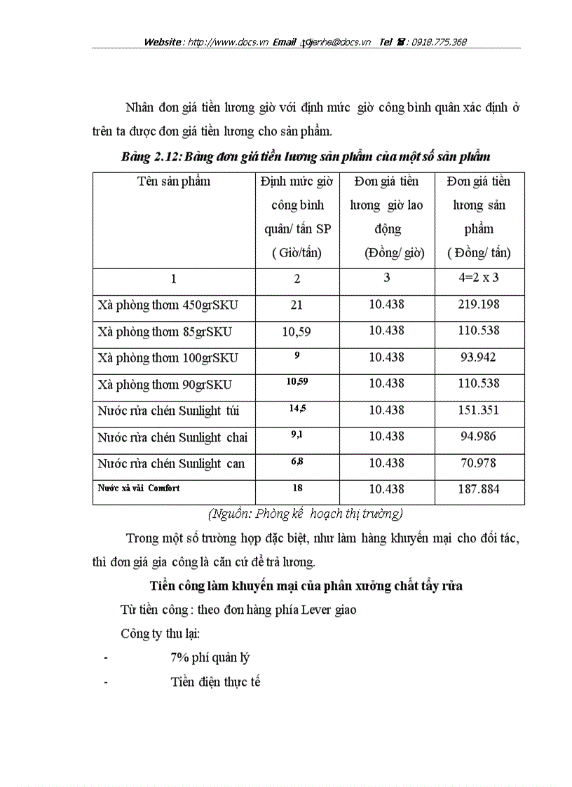 image for page Hoàn thiện công tác trả lương tại công ty Cổ phần Xà phòng Hà Nội
