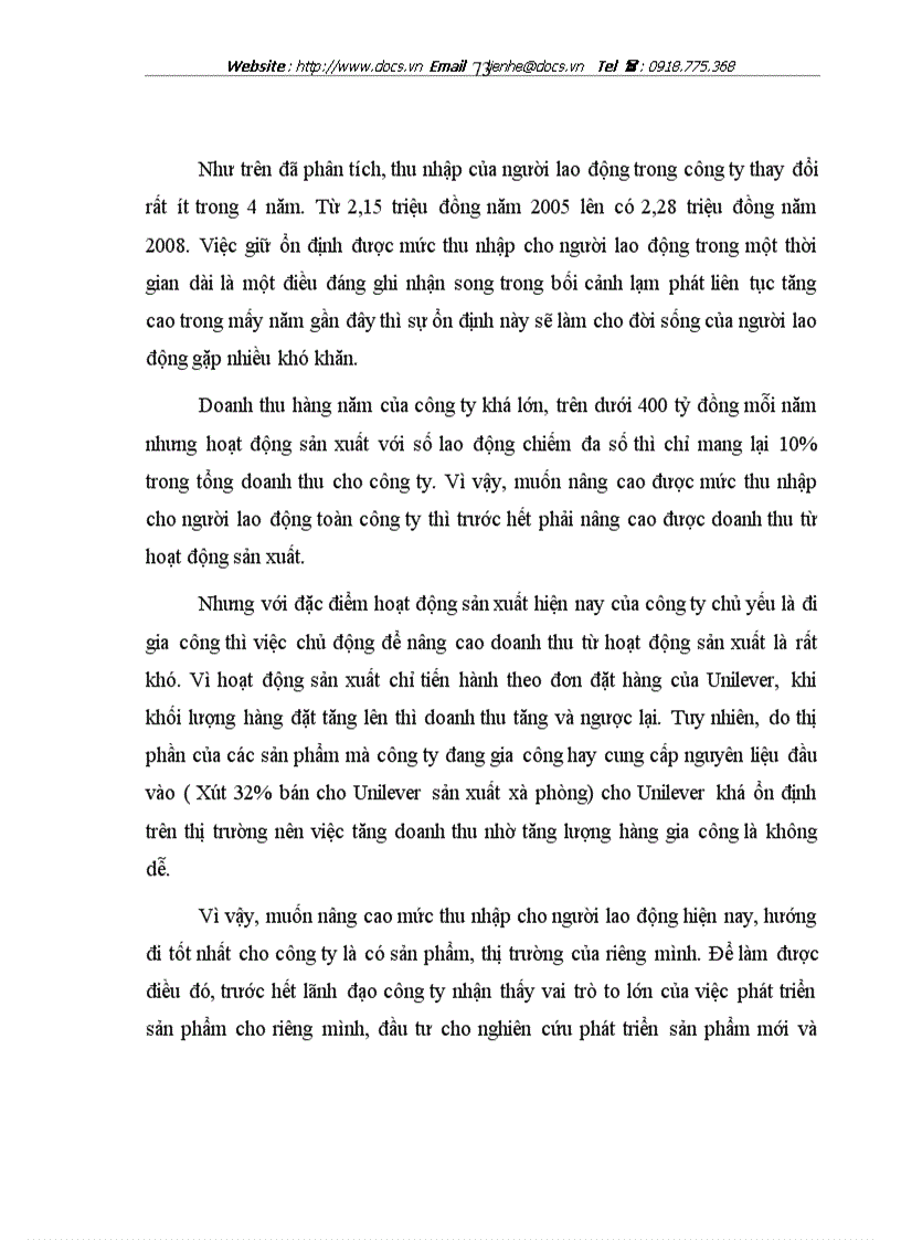 image for page Hoàn thiện công tác trả lương tại công ty Cổ phần Xà phòng Hà Nội