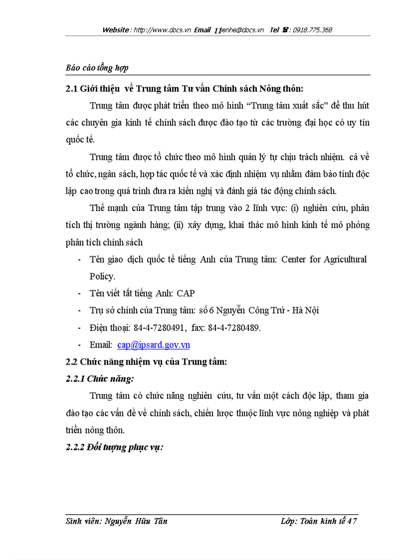 image for page Tổng quan về Viện Chính sách và Chiến lược Phát triển Nông nghiệp Nông thôn