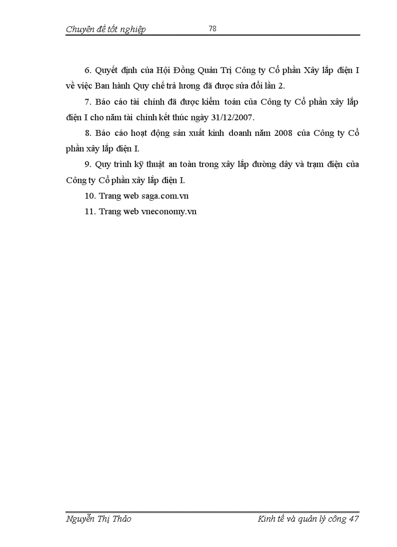 image for page Một số giải pháp nhằm nâng cao chất lượng quản trị nhân lực của Công ty Cổ phần xây lắp điện I PCCI