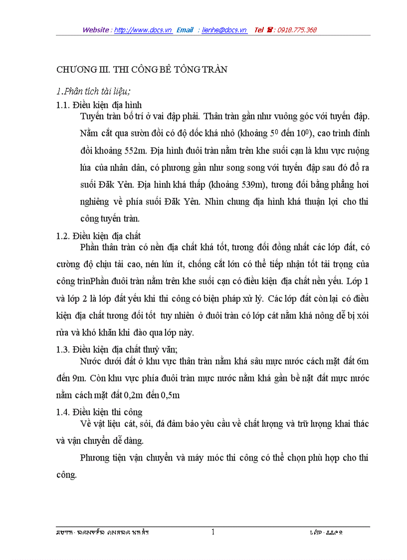 image for page Thi công bê tông tràn