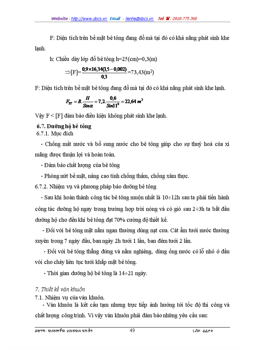 image for page Thi công bê tông tràn