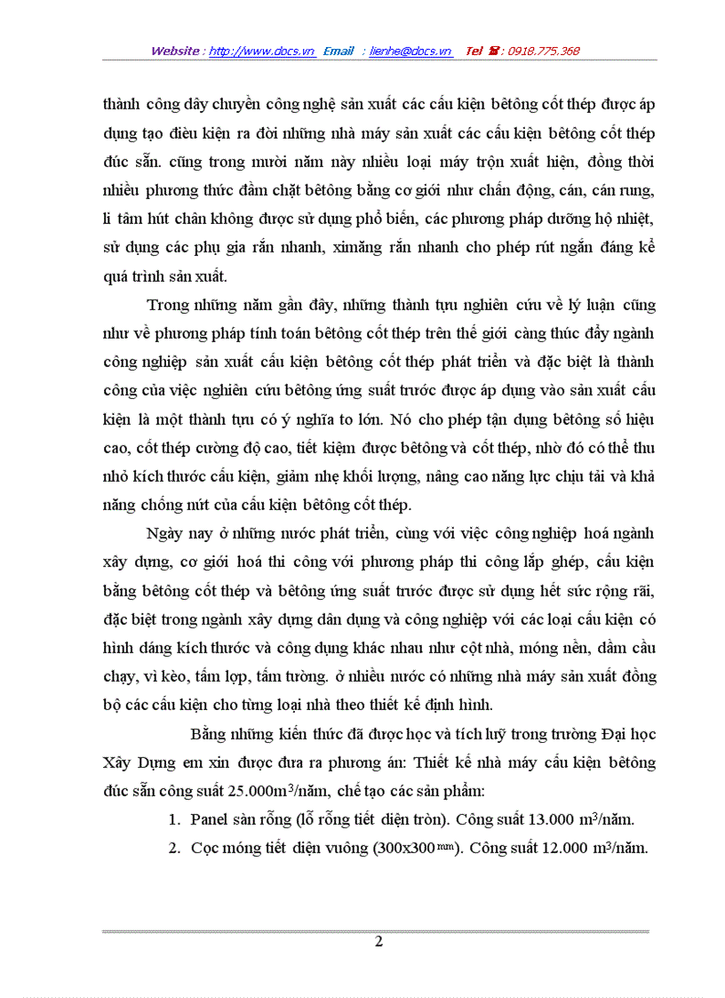 image for page Kế nhà máy cấu kiện bêtông đúc sẵn công suất 25 000m3 năm