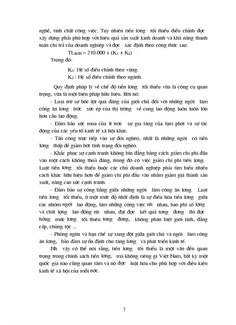 image for page Hoàn thiện các hình thức trả lương tại Công ty dệt Minh Khai Hà Nội