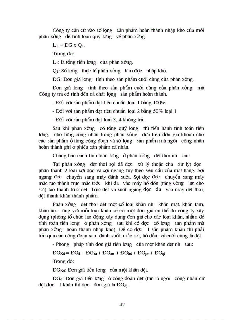 image for page Hoàn thiện các hình thức trả lương tại Công ty dệt Minh Khai Hà Nội