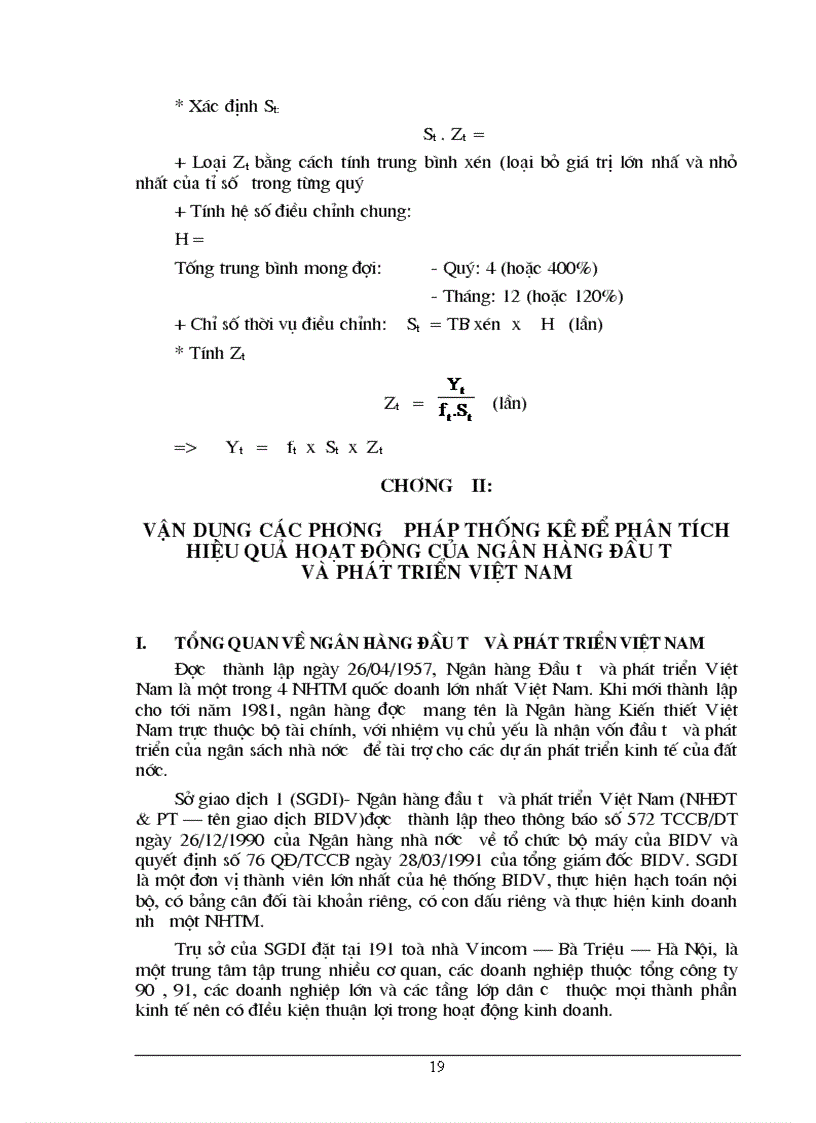 image for page Vận dụng một số phương pháp thống kê phân tích hiệu quả hoạt động của Ngân hàng đầu tư và phát triển Việt Nam