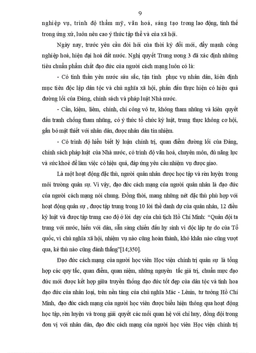 image for page Đạo đức cách mạng và xây dựng đạo đức cho học viên ở Học viện chính trị quân sự hiện nay