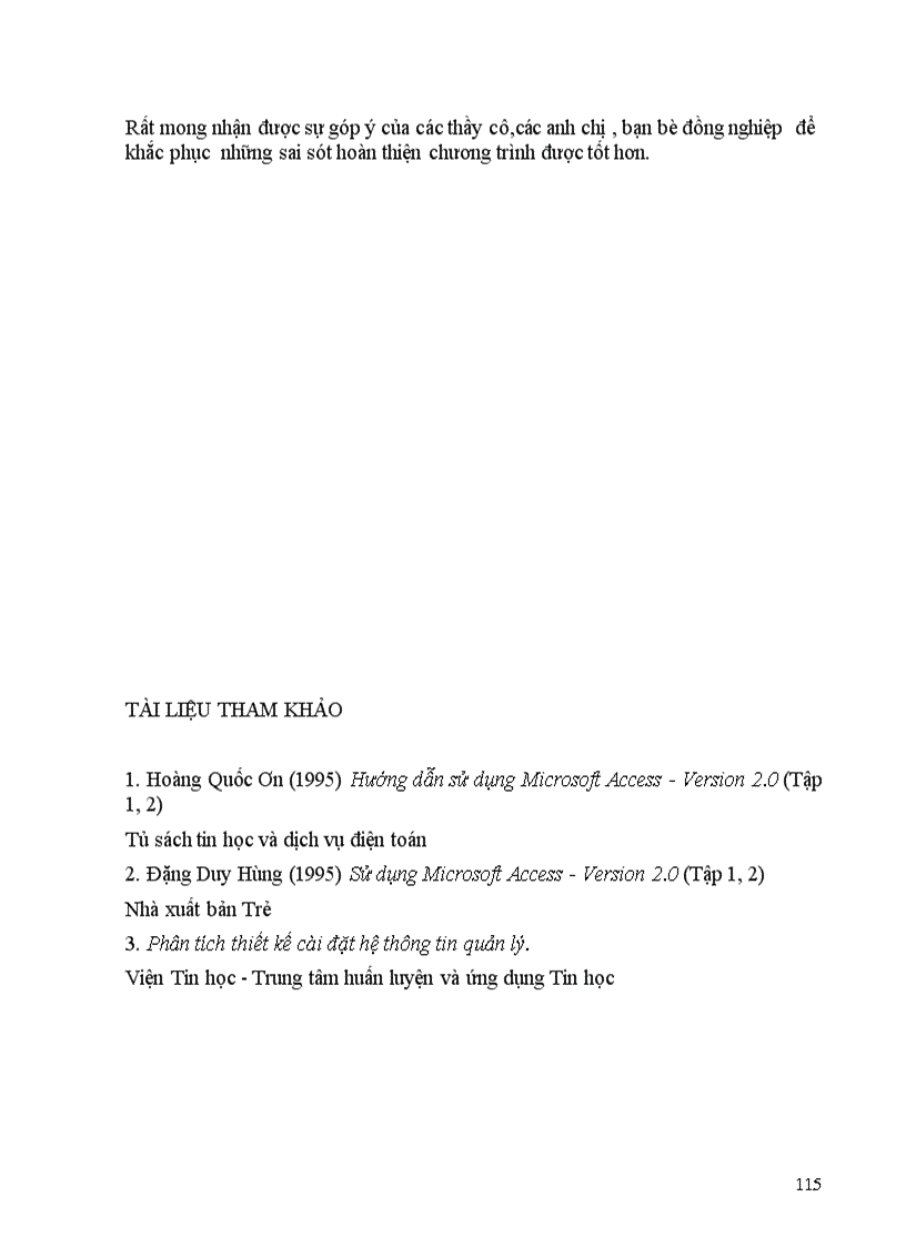 image for page Chương trình được xây dựng trên hệ quản trị cơ sở dữ liệu Microsoft Access