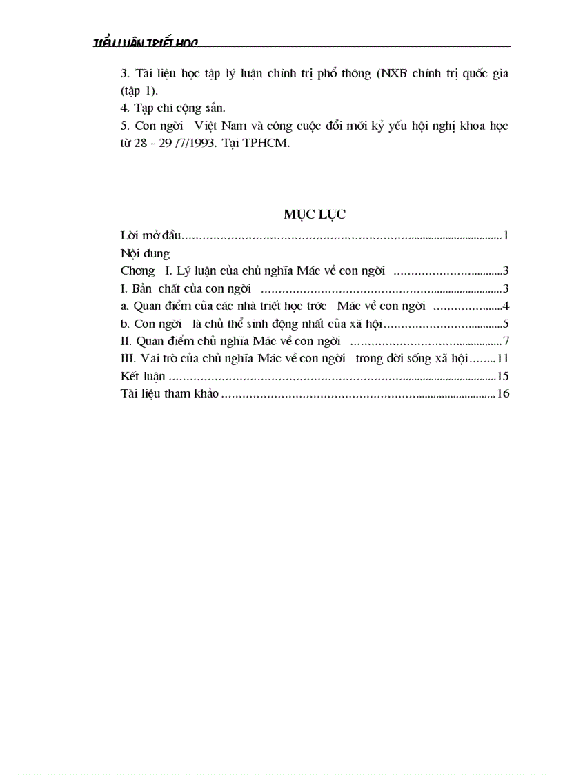 image for page Quan điểm của chủ nghĩa Mác về con người