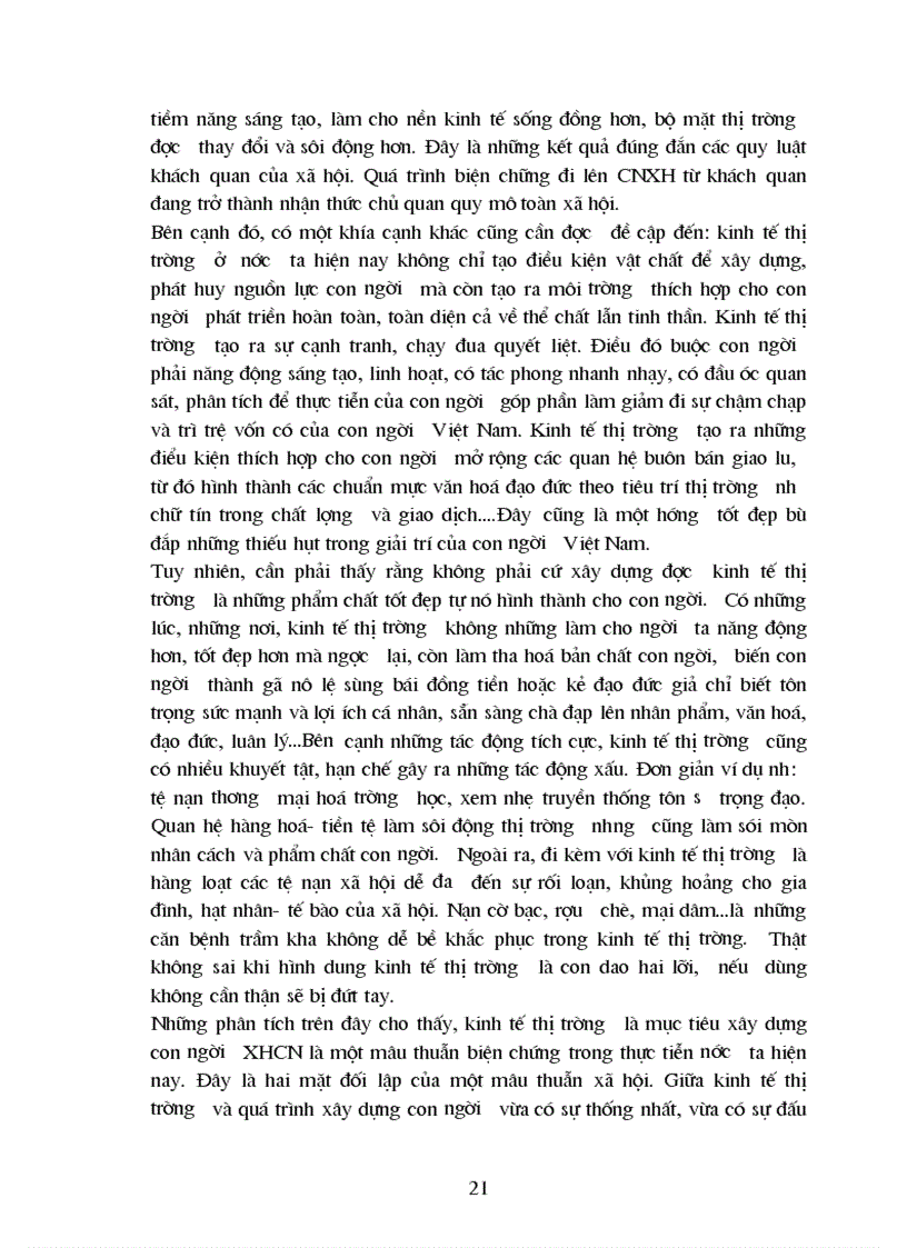 image for page 9Mâu thuẫn biện chứng trong quá trình XD nền kinh tế thị trường theo định hướng XHCN ở VN