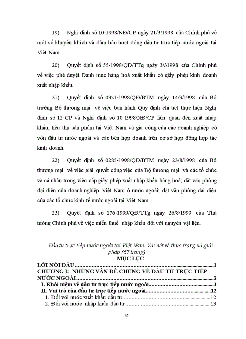image for page Đầu tư trực tiếp nước ngoài tại Việt Nam Vài nét về thực trạng và giải pháp