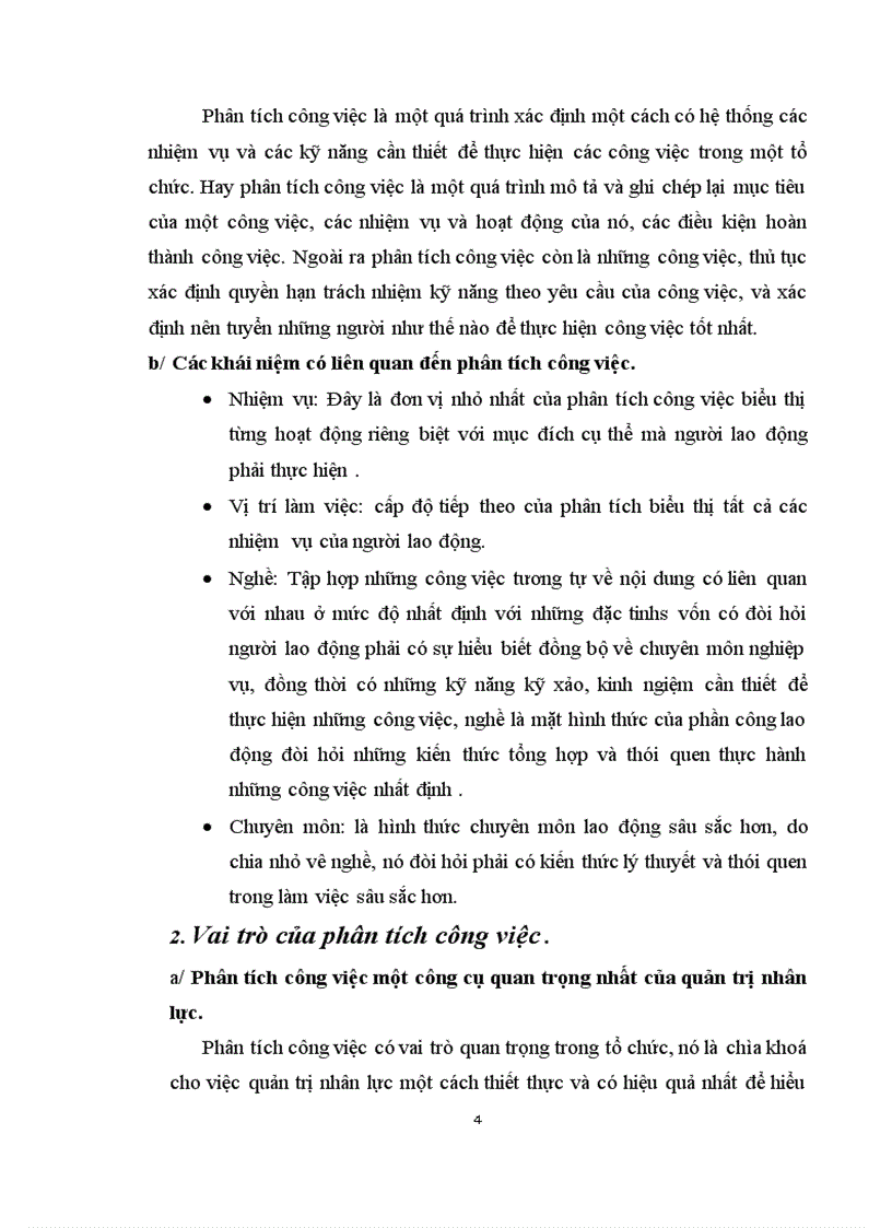image for page Phân tích công việc tại phòng tổ chức lao động tiền lương thuộc công ty vật tư vận tải xi măng