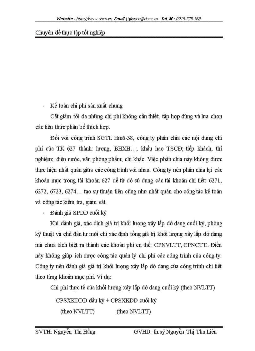 image for page Hoàn thiện kế toán chi phí sản xuất và tính giá thành sản phẩm xây lắp tại cty CP XD PTCSHT số 9