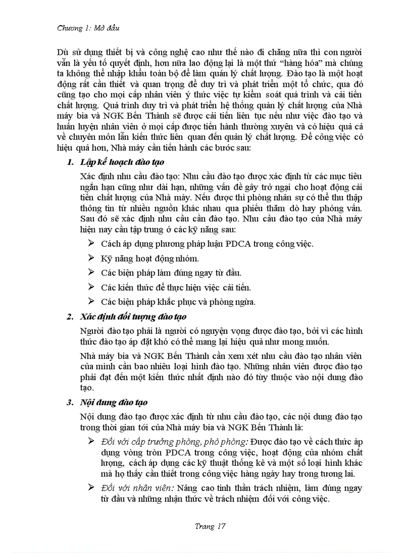image for page Sử dụng công cụ quản lý chất lượng nhằm giảm tỷ lệ sản phẩm lỗi của nước tăng lực Number 1 Nhà máy bia và NGK Bến Thành