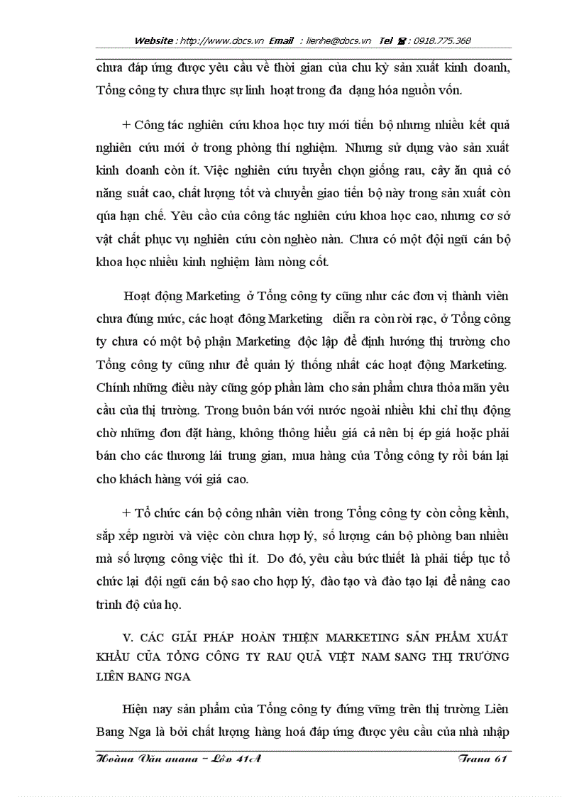 image for page Nâng cao hiệu quả tổ chức hoạt động Marketing sản phẩm xuất khẩu của Tổng công ty Rau quả Việt Nam sang thị trường Liên Bang Nga