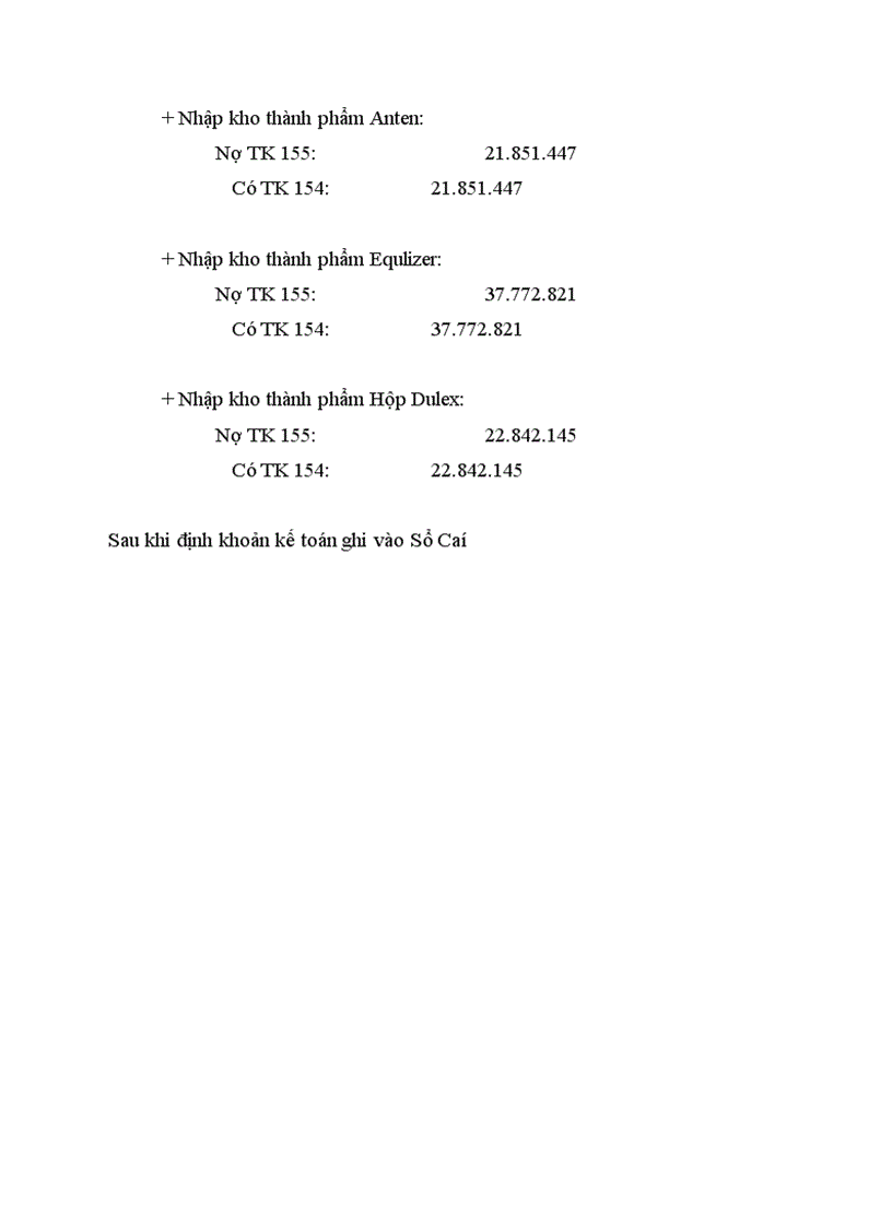 image for page Kế toán chi phí sản xuất và tính gía thành
