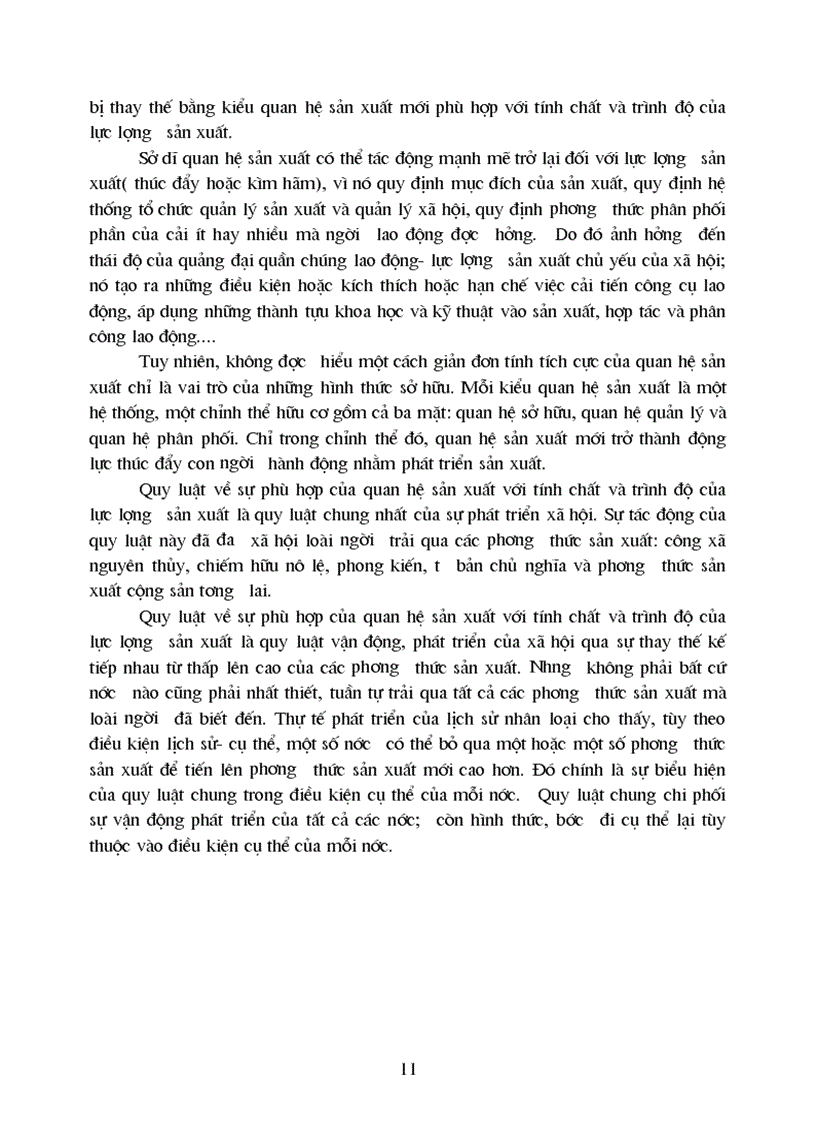 image for page Vấn đề đổi mới LLSX và QHSX trong quá trình CNH HĐH ở VN