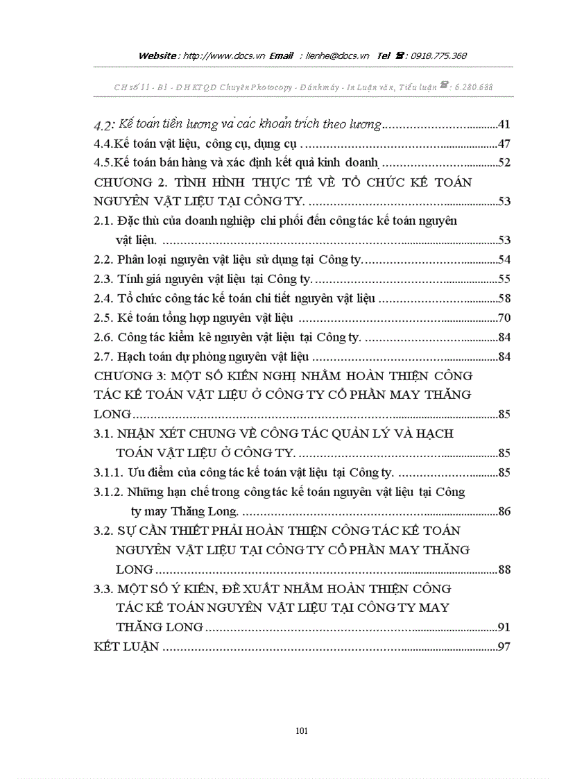 image for page Hoàn thiện hạch toán nguyên vật liệu tại Công ty cổ phần may Thăng Long