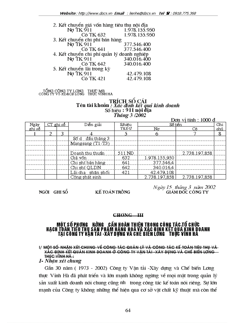 image for page Một số phương hướng cần hoàn thiện trong công tác tổ chức hạch toán tiêu thụ sản phẩm hàng hoá và xác định kết quả kinh doanh tại Công ty Vận tải X