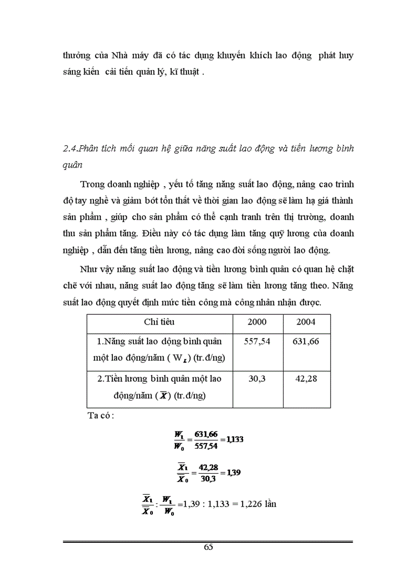 image for page Vận dụng một số phương pháp thống kê phân tích tình hình lao động và tiền lương ở Nhà máy thuốc lá Thăng Long thời kỳ 1995 2004