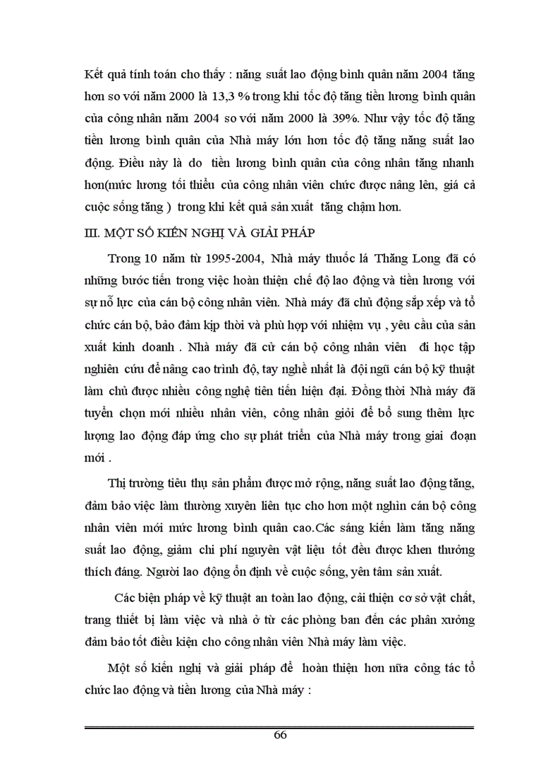 image for page Vận dụng một số phương pháp thống kê phân tích tình hình lao động và tiền lương ở Nhà máy thuốc lá Thăng Long thời kỳ 1995 2004