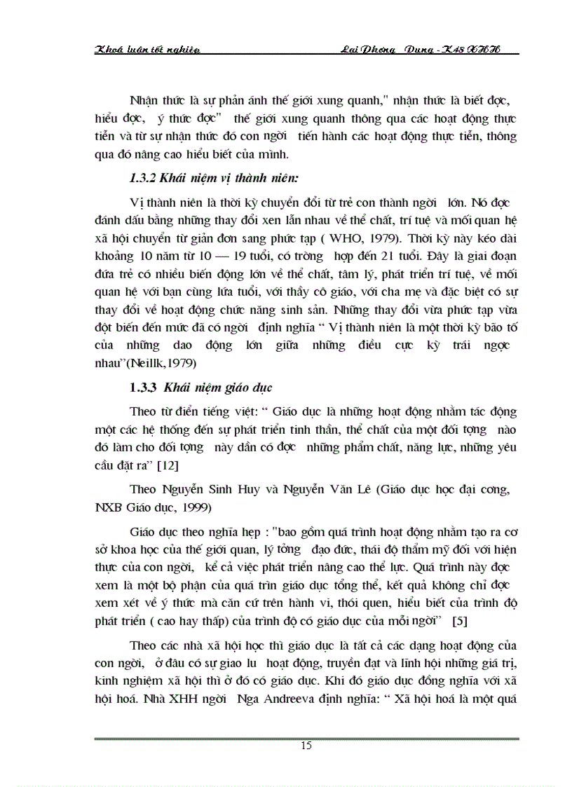 image for page Thực trạng nhận thức của học sinh trung học phổ thông về vấn đề giáo dục giới tính