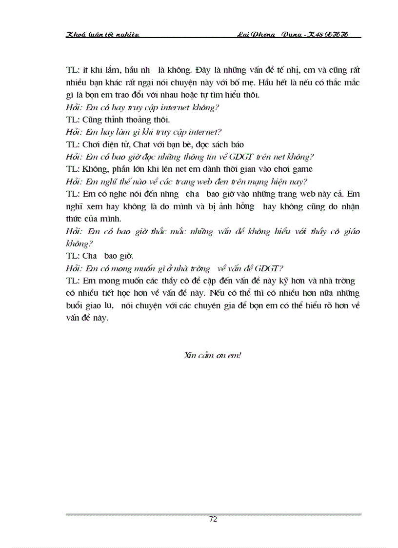 image for page Thực trạng nhận thức của học sinh trung học phổ thông về vấn đề giáo dục giới tính