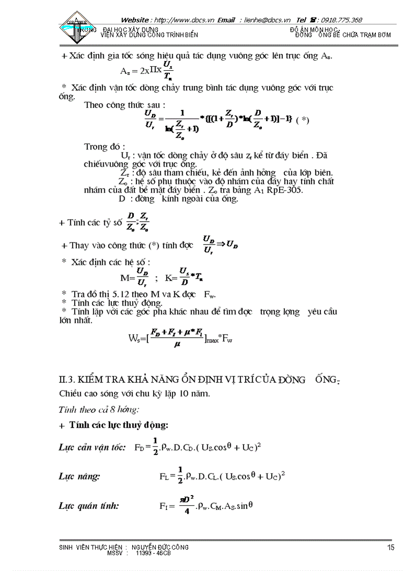 image for page Hiện tượng dao động dòng xoáy khi ống bị treo