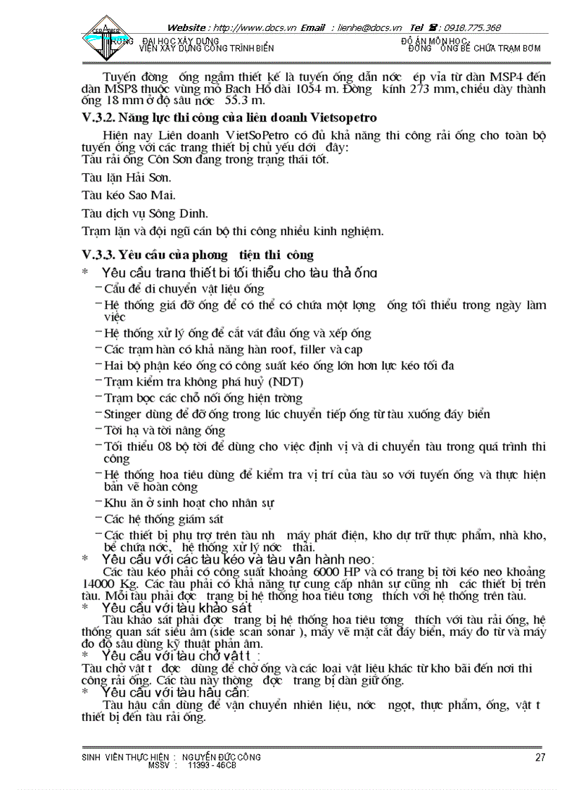 image for page Hiện tượng dao động dòng xoáy khi ống bị treo