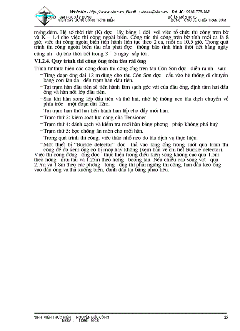 image for page Hiện tượng dao động dòng xoáy khi ống bị treo