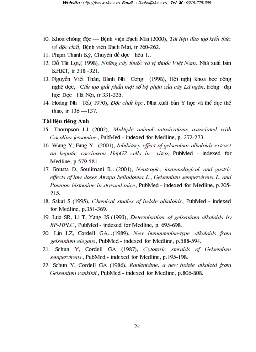 image for page Nghiên cứu đặc điểm thực vật và thành phần hoá học của cây lá ngón Gelsemium elegans Benth Loganiaceae