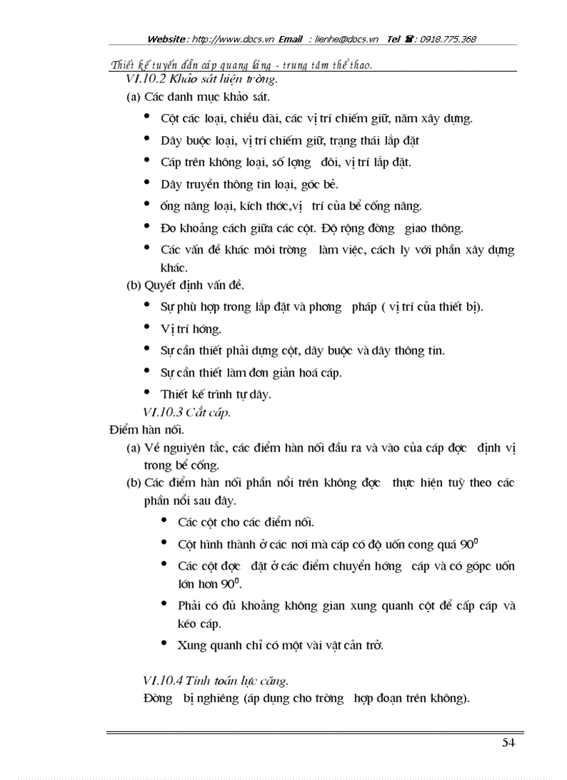 image for page Thiết kế tuyến dẫn cáp quang láng trung tâm thể thao