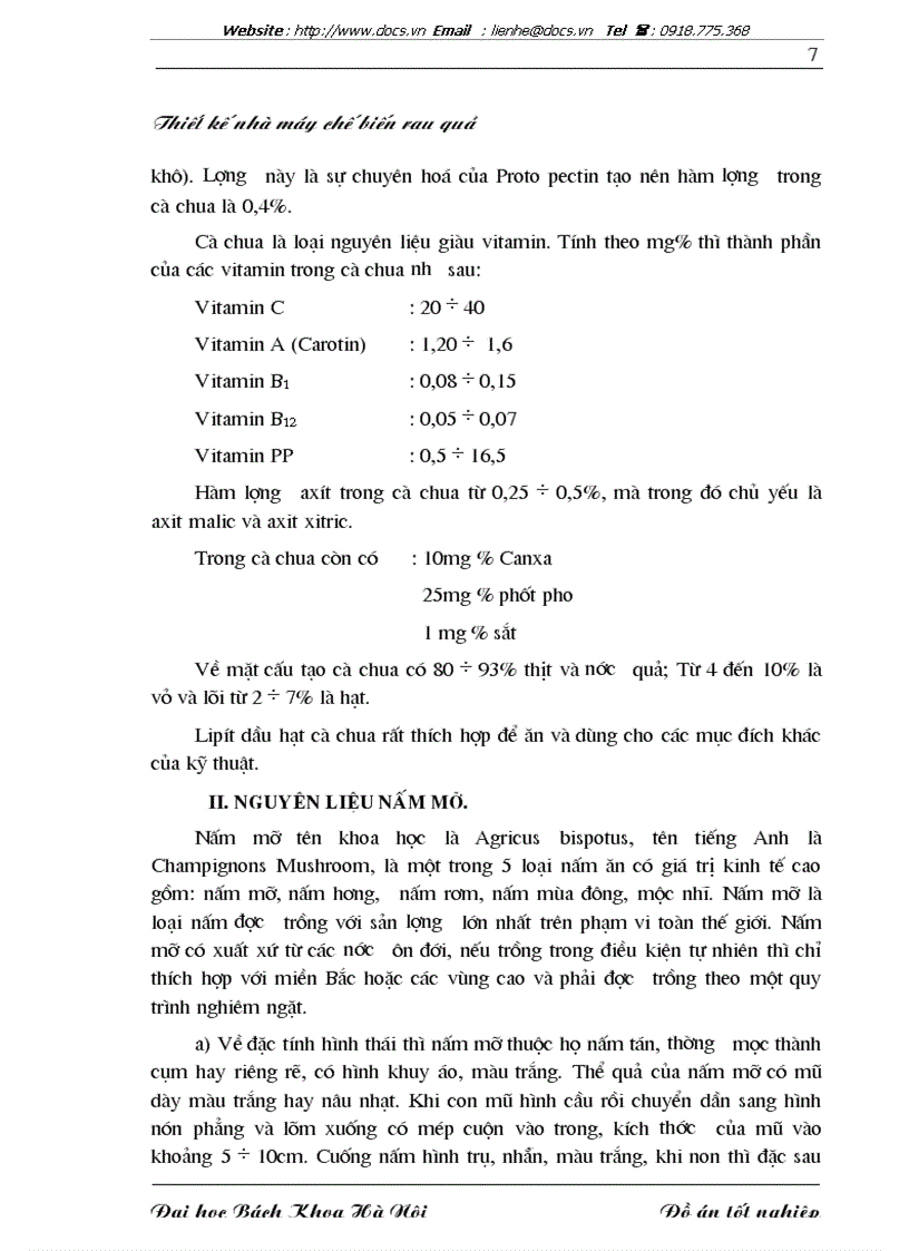 image for page Thiết kế nhà máy chế biến rau quả