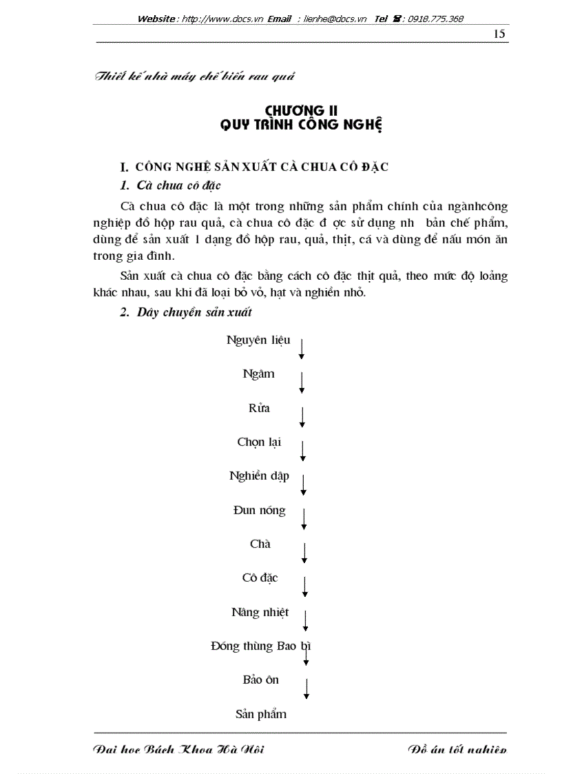 image for page Thiết kế nhà máy chế biến rau quả