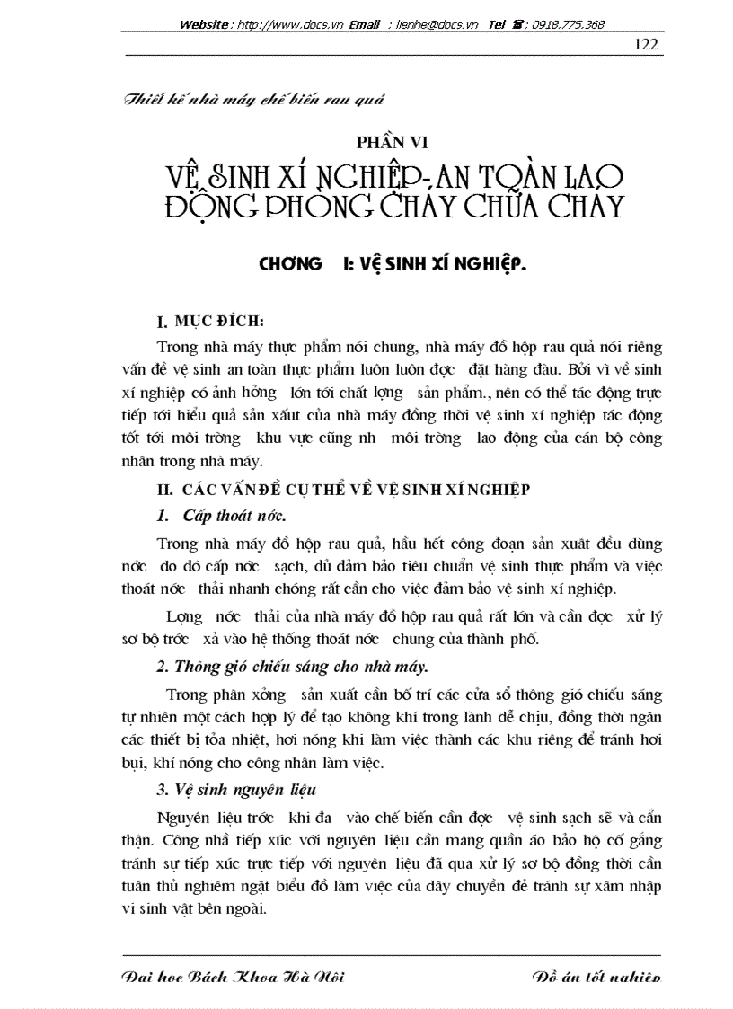 image for page Thiết kế nhà máy chế biến rau quả