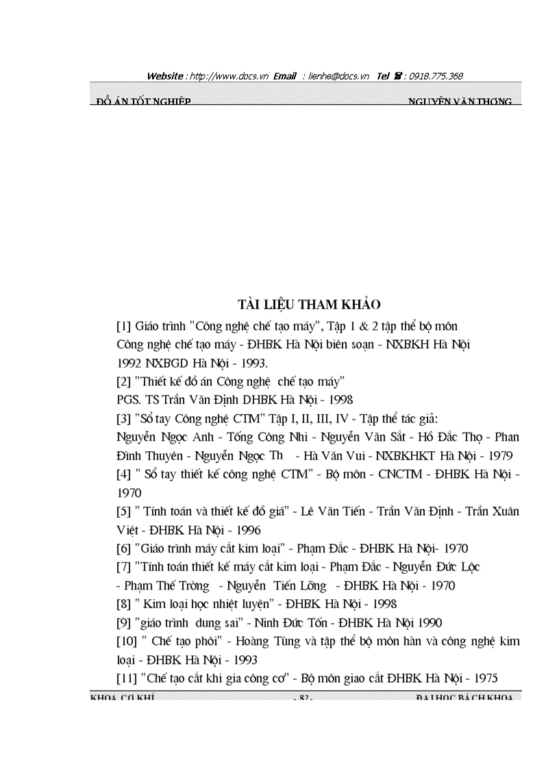 image for page Tính toán thiết kế quy trình công nghệ chế tạo và đồ gá một số đồ gá để gia công chi tiết Thân và Nắp Gối Đỡ