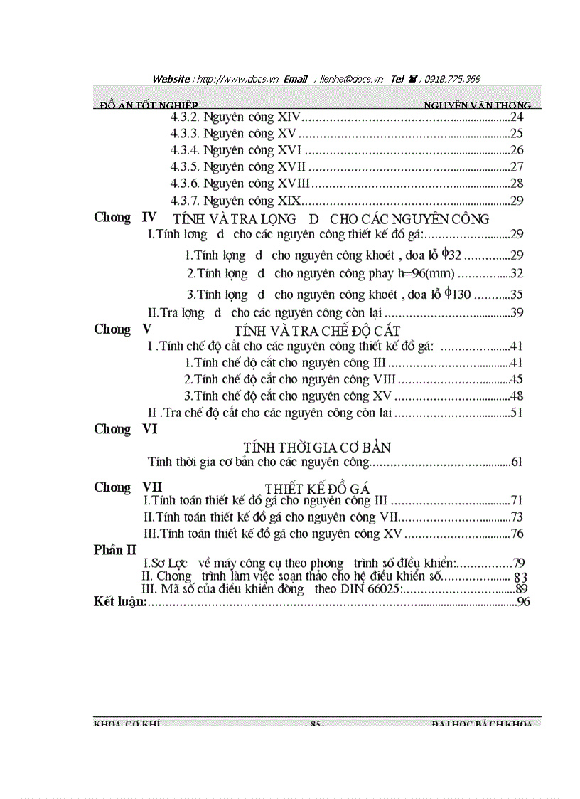 image for page Tính toán thiết kế quy trình công nghệ chế tạo và đồ gá một số đồ gá để gia công chi tiết Thân và Nắp Gối Đỡ