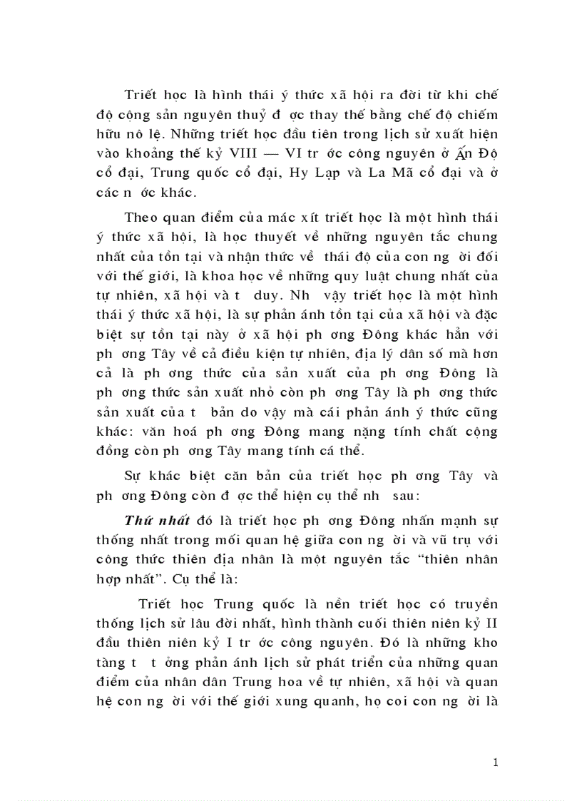 image for page Sự khác biệt giữa triết học phương Đông và phương Tây