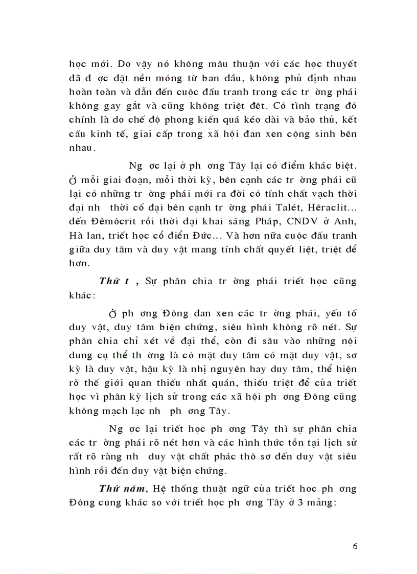 image for page Sự khác biệt giữa triết học phương Đông và phương Tây