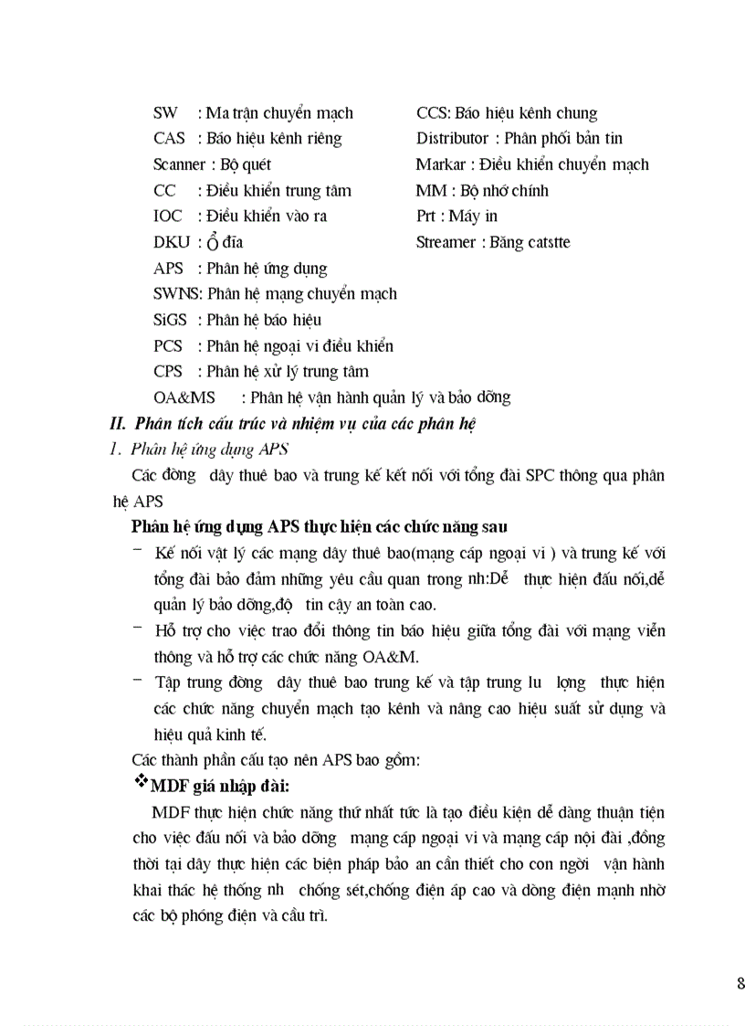 image for page Phân tích phần cứng của tổng đài A1000 E10