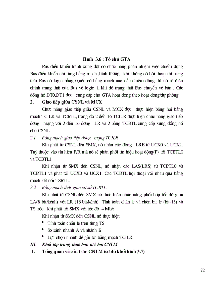 image for page Phân tích phần cứng của tổng đài A1000 E10