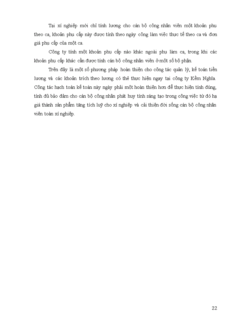 image for page Kế toán tiền lương và các khoản trích theo lương tại Công ty Cổ phần Kềm Nghĩa