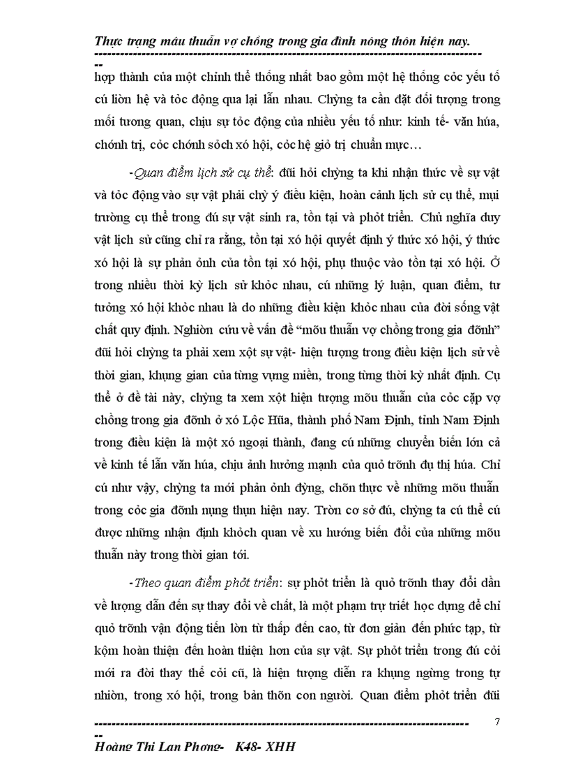 image for page Thực trạng Mâu thuẫn vợ chồng trong gia đình ở nông thôn hiện nay và những nhân tố ảnh hưởng