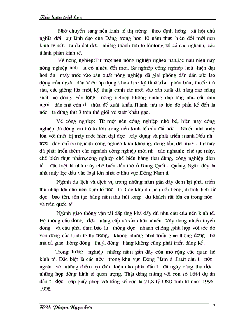 image for page Quá trình chuyển đổi sang nền KTTT và sự vận dụng quan điểm triết học Mác Lênin