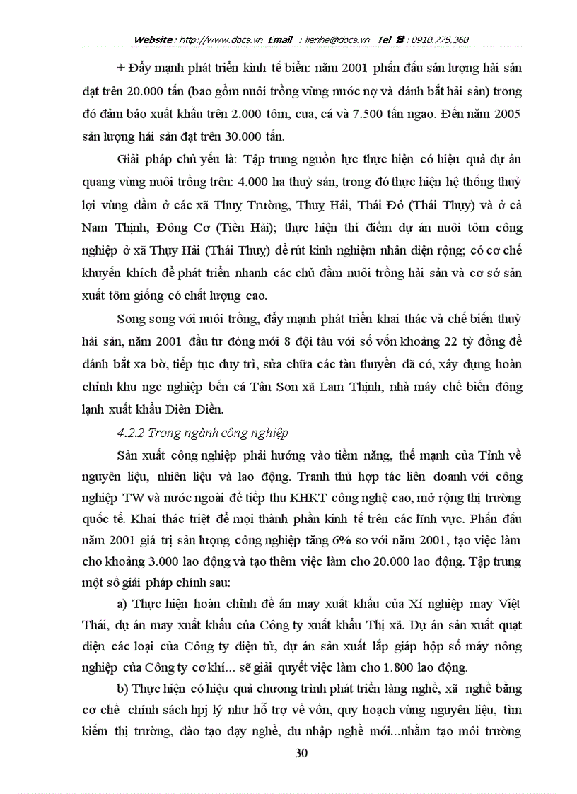 image for page Thực trạng về lao động việc làm và vấn đề giải quyết việc làm ở tỉnh Thái Bình