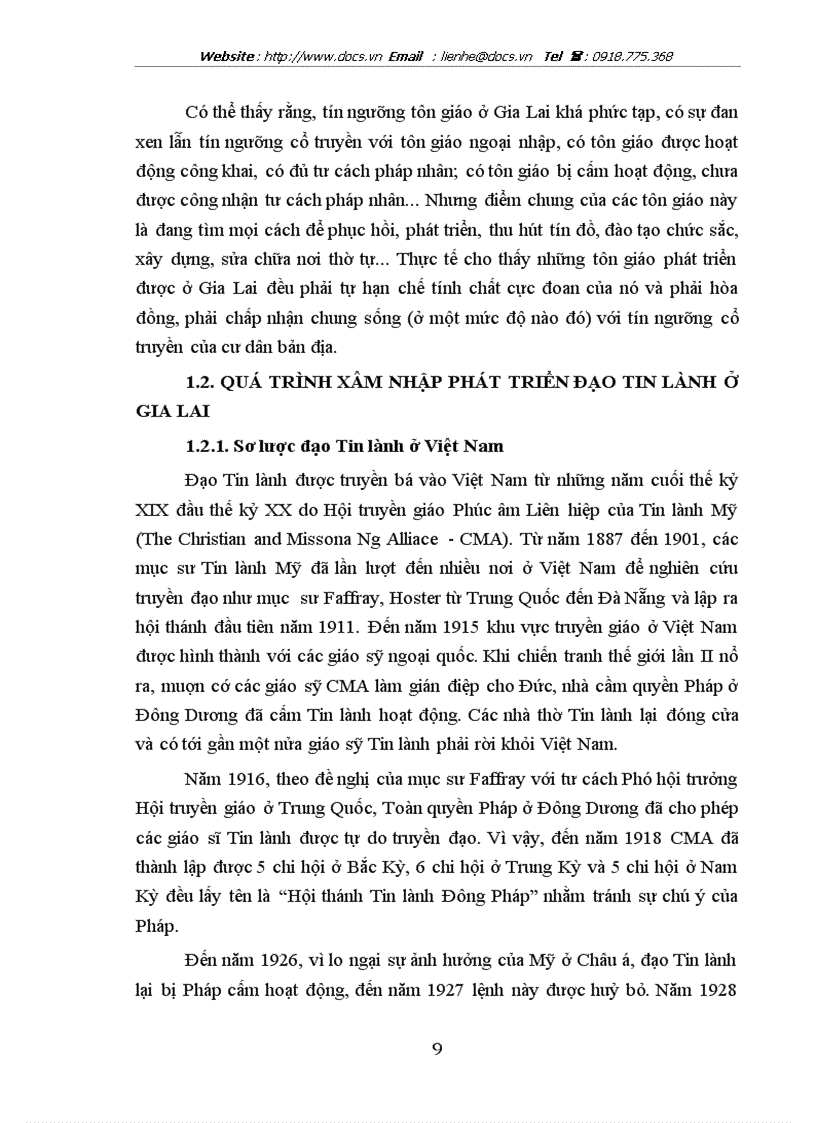 image for page Đạo Tin lành trong vùng đồng bào dân tộc thiểu số và công tác phòng chống định lợi dụng đạo Tin lành ở Gia Lai