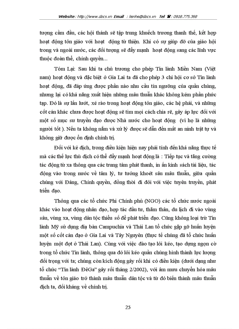image for page Đạo Tin lành trong vùng đồng bào dân tộc thiểu số và công tác phòng chống định lợi dụng đạo Tin lành ở Gia Lai