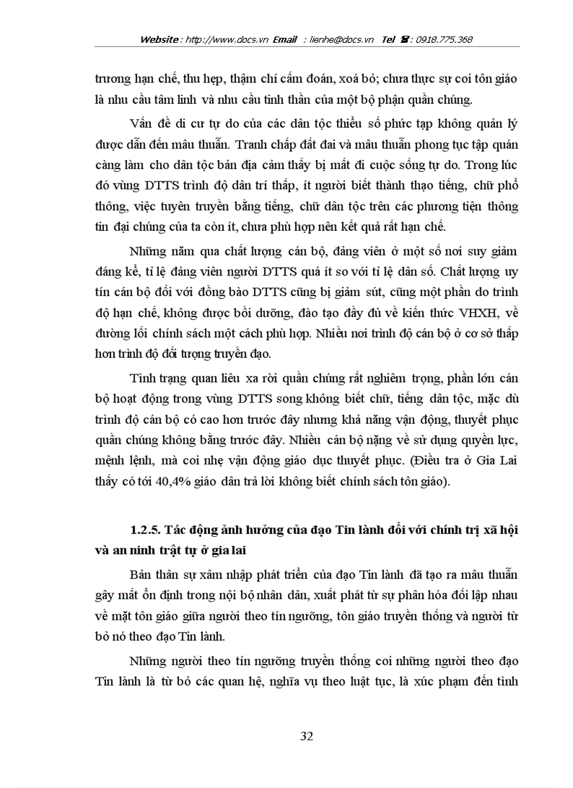 image for page Đạo Tin lành trong vùng đồng bào dân tộc thiểu số và công tác phòng chống định lợi dụng đạo Tin lành ở Gia Lai