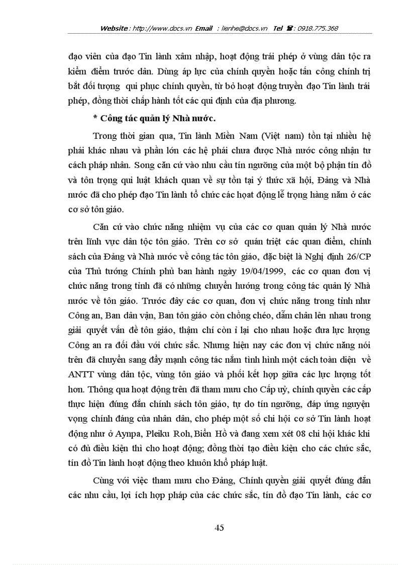 image for page Đạo Tin lành trong vùng đồng bào dân tộc thiểu số và công tác phòng chống định lợi dụng đạo Tin lành ở Gia Lai